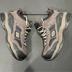 Skechers Relaxed Fit Memory Foam Work Boots 
Brown Men’s Size 13 Composite Toe